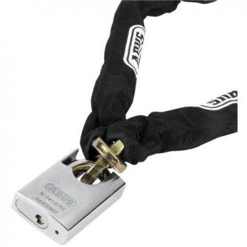 Abus 34 CS/55 Platinum - Cadena antirrobo con candado, color negro