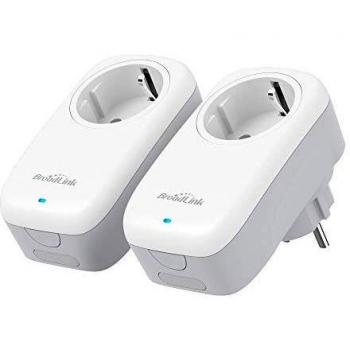 BroadLink Smart Plug - Toma de corriente inteligente con temporizador Wi-Fi y luz nocturna - Funciona con Alexa/Google Home/IFTTT, no requiere Hub - 16A, SP4L-EU
