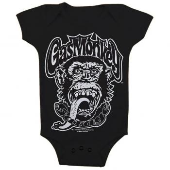 Gas Monkey Garage BG-13-GMG13001-H66-9, algodón Bebé unisex, Nero, 12 mese