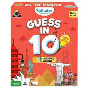 Skillmatics Card Game : Guess in 10 Cities Around The World | Gifts for Ages 8 and Up | Super Fun for Travel & Family Game Night