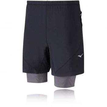 Mizuno ER 7.5 2-in-1 Pantalones Cortos para Correr - AW18 - L