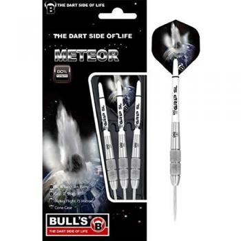 Bulls Bull's Meteor Mt13 Steel Dart 29g Dardos, Unisex Adulto, Silber/Wei&szlig