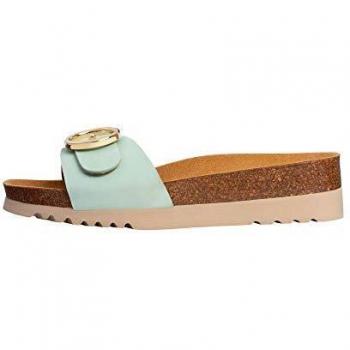 Mule Scholl Malibu Aguamarina Talla 38 en Nubuck
