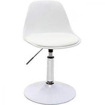 Silla de escritorio infantil blanca Steevy de Miliboo