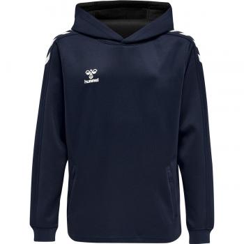 Hummel hmlCORE XK Children's Hoodie - Unisex, Poly fabric, Marine color, Size 14 Years