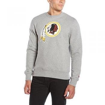 New Era Ne92159Fa14 Team Logo Crew Wasred Hgr - Sudadera-Línea Washington Redskins para hombre, color gris, talla M