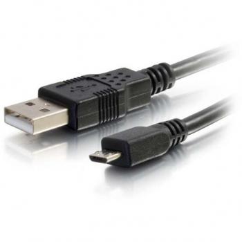 9.8ft Black USB 2.0 A to Micro-USB B Charging Cable