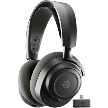 Auriculares Gaming Inalámbricos SteelSeries Arctis Nova 7 Gen 2, Bluetooth 2.4 GHz, Cancelación de Ruido, Negro