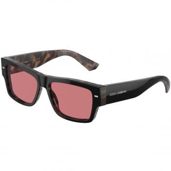 Dolce & Gabbana DG4451F Asian Fit 34177N Men's Black Sunglasses Size 55