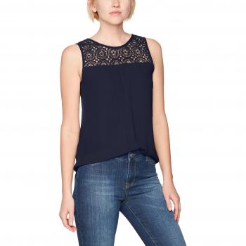 ONLY Onlvenice S/l Lace Top Noos Wvn, Camiseta sin Mangas para Mujer, Azul