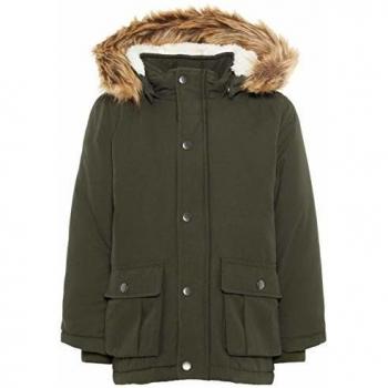 NAME IT - Chaqueta de Invierno para niño Caqui 116 cm