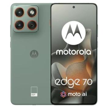 Smartphone Motorola Edge 70 5G Verde (Lily Pad) Dual SIM 12 GB RAM 512 GB Almacenamiento Pantalla de 6.7 Cámara de 50 MP Batería de 4800 mAh Android