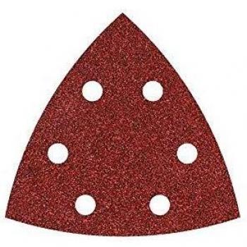 Wolfcraft - Pack 5 hojas triangulares 95mm grano 80