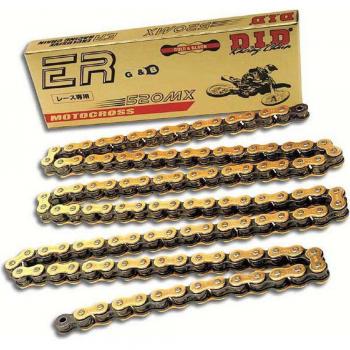 Cadena de transmisión DID 520MX-114, tipo: Cadena de transmisión, características: 520 eslabones, diseño MX para motocross, alta resistencia y durabilidad