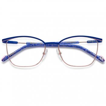 Etnia Barcelona Amethyst PGBL Women’s Eyeglasses Blue Size 53 (Frame Only) - Blue Light Block Available