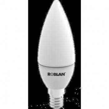 Roblan LEDVELA05E14C Bombilla E14, 5 W, Blanco