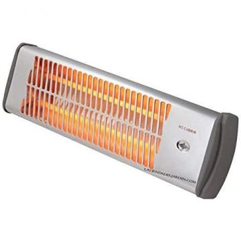 Calefactor Mural de Cuarzo 600-1200W para Baños, Ajuste de Potencia, Dimensiones 55x15 cm