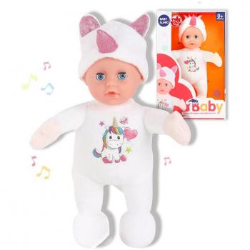Muñeca bebé Reig Peluche Unicornio 25 cm