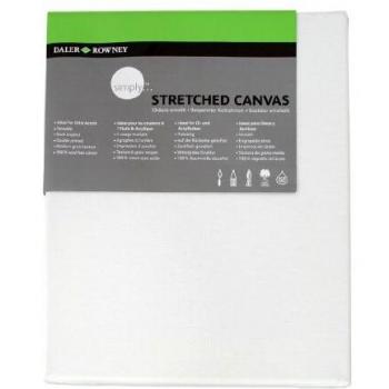 Daler Rowney Simply Bastidor Entelado 18x24cm - Imprimacion Triple - Grano Medio - 100% Algodon sin Acido - 250g