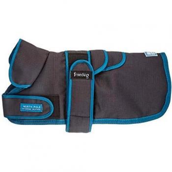 Freedog FD5001006 - Abrigo Impermeable, para Perro, Color Gris