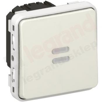 Legrand - 069632 pulsador c/lumin blanco plexo ii comp. Ref. 6565130148