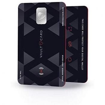 VAULTCARD - RFID Blocking/ Bloqueo RFID para tarjeta de crédito y débito/ Protección NFC para su billetera y pasaporte / Protege varias tarjetas al mismo tiempo