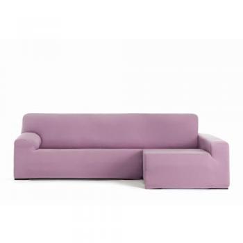 Funda para chaise longue de brazo largo derecho Eysa BRONX Rosa 170 x 110 x 310 cm