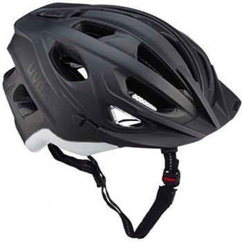 Uvex City S Casco de Ciclismo, Unisex Adulto, Negro, 56-61 cm