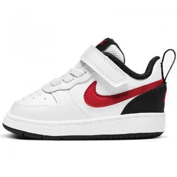 Deportivas NIKE COURT BOROUGH LOW 2 TDV BLANCO/ROJO 110 para Niña y Niño - Tallas disponibles: 21, varios colores
