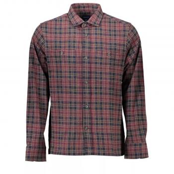Gant Men's Brown Cotton Casual Shirt - Size L