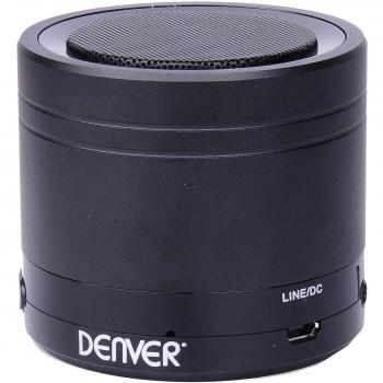 Denver BTS-20 - Altavoz MP3 con Bluetooth, color negro