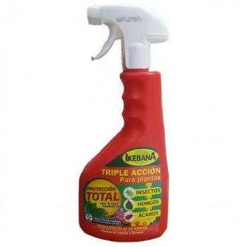 IKEBANA TRIPLE ACCION 750ml - Insecticida y Fertilizante para Plantas