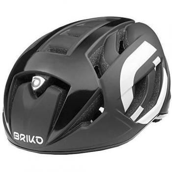 Briko Ventus 2.0 Casco, Adultos Unisex, Shiny Black, Large