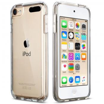 ULAK Funda iPod Touch 7, iPod Touch 5/6 Carcasa Híbrido Clear Slim Cubierta de la Caja Suave Resistente a Rayones Absorción de Choque Caso para iPod Touch 5/6/7 Generación - Transparente
