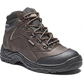 Dickies Mens Davant Work Safety Steel Toe Cap Midsole Leather Boots