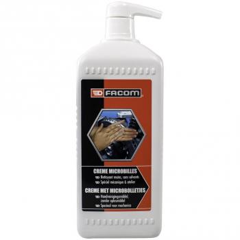Limpiador de Manos Facom 1 L - Limpiador de manos, formato 1 litro, efectivo para eliminar suciedad y grasa, formulación suave para la piel, ideal para uso industrial y doméstico