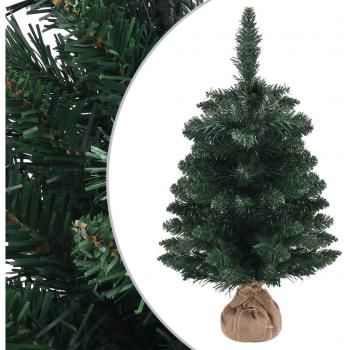 Árbol de Navidad Artificial con soporte verde 60 cm PVC