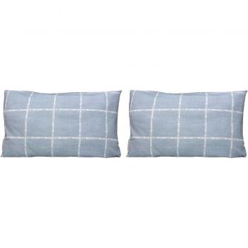 Juego de 2 fundas de almohada algodón Leviatan El Caballo