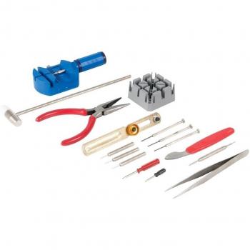 Silverline 870757 - Herramientas para reparación de relojes, 16 pzas
