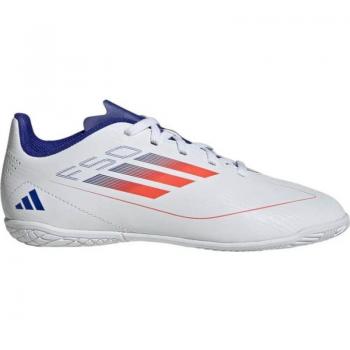 Zapatillas de fútbol sala Adidas F50 Club Football Boots Indoor para Niña y Niño color FTWWHT-SOLRED-LUCBLU modelo If1392