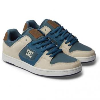 Zapatillas deportivas de Hombre DC Manteca 4, color gris, azul y blanco, modelo de skate
