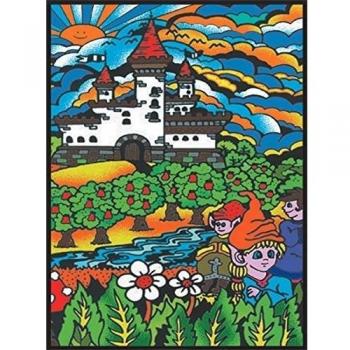 Colorvelvet L025-Dibujo 47 X 35 cm, Diseño de Castillo