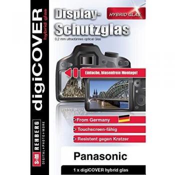 digiCOVER Protector de pantalla de cristal híbrido para Panasonic GX880.