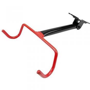 PrimeMatik - Soporte de Pared con Gancho Plegable para Colgar Bicicleta