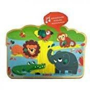Djeco, Puzzles Rompecabezas, Encajable Baobab Musical, Multicolor