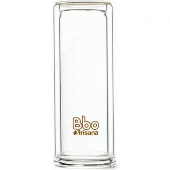 Irisana Botella de Vidrio BBo15 550 ML con Funda Protectora de Neopreno