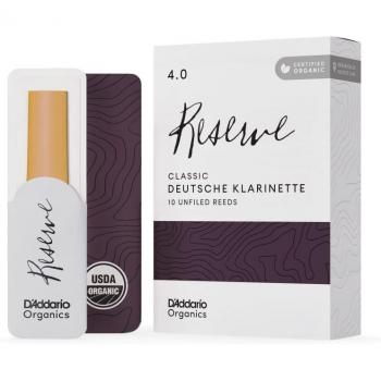 D'Addario Organic Reserve Classic Strength 4 Clarinet Reeds