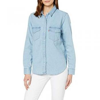 Levi's Women's Blue Denim Shirt, Size S