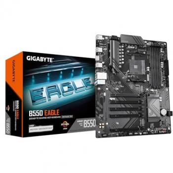 Placa Base GIGABYTE B550 EAGLE AM4 - Compatible con Procesadores AMD Ryzen 5000 G, VRM 10+3+1 Fases, hasta 3200 MHz DDR4, 1xPCIe