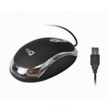 DONDONBCN-Ratón mini soft 23004 800 DPI CON CABLE USB 2.0 NEGRO